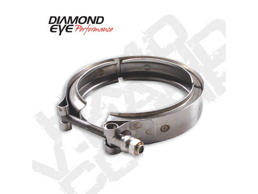 Exhaust Clamp V-Band Clamp For HX40 Style Turbo Stainless Diamond Eye