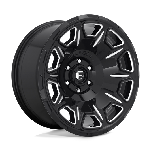 D688 20X10 6X5.5 GL-BLK-MIL -18MM