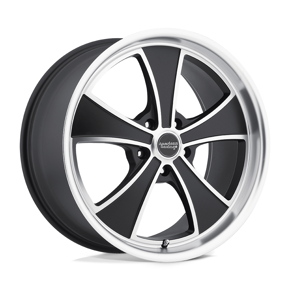 VN807 17X8 5X115 S-BLK MACH 38MM