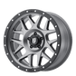 XD127 18X9 6X5.5 M-GRY BLK-RING -12MM
