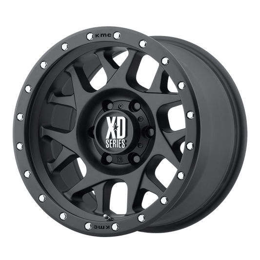 XD127 18X9 5X5.0 S-BLK -12MM