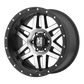 XD128 17X8.5 5X5.0 MACH BLK-RING 00MM