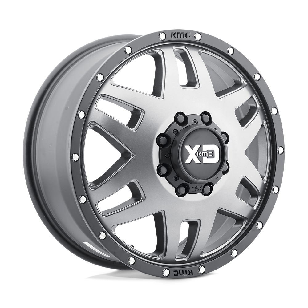 XD130 17X6.5 8X210 M-GRY BLK-RING -140MM