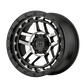 XD140 18X8.5 6X5.5 S-BLK MACH 18MM