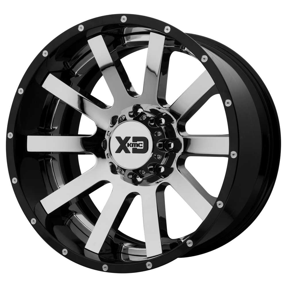 XD200 22X12 6X135 CHR BLK MILL LP -44MM