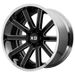 XD200 20X12 6X5.5 BLK MILL CHR LP -44MM