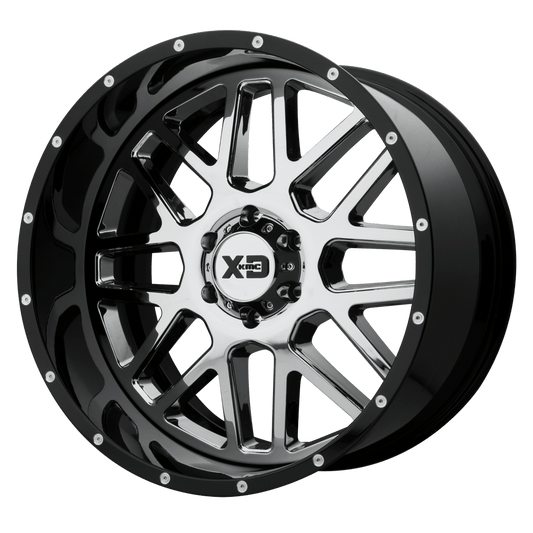 XD201 20X10 5X5.0 CHR BLK MILL LP -18MM