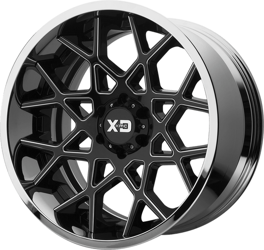 XD203 22X12 8X170 BLK MILL CHR LP -44MM