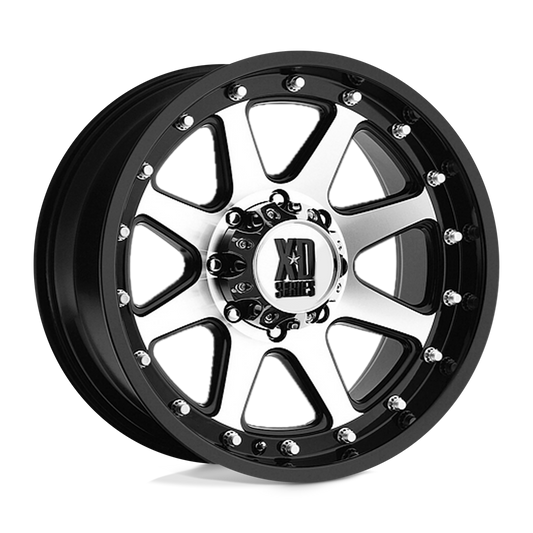 XD798 18X9 8X180 M-BLK MACH 18MM
