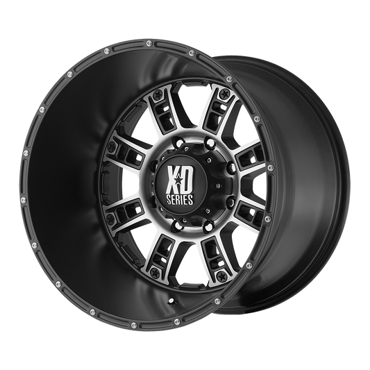 XD809 20X12 6X5.5 M-BLK MACH -44MM