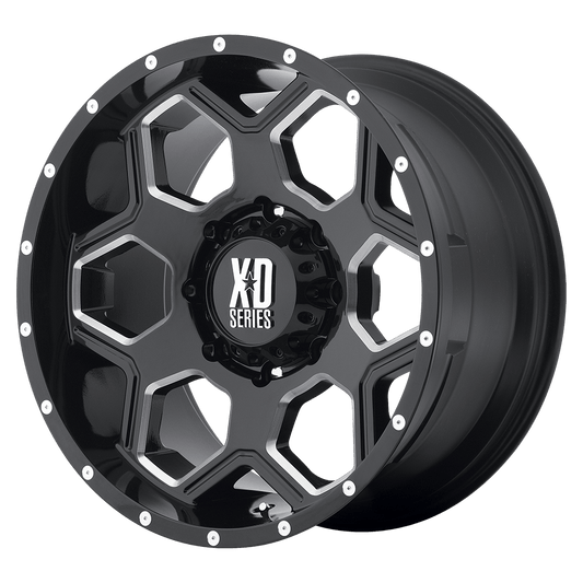 XD813 20X10 6X135 G-BLK MILL -24MM