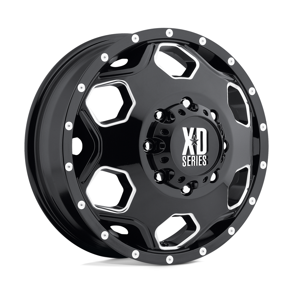 XD815 22X8.25 8X6.5 G-BLK MILL 127MM