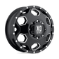 XD815 22X8.25 8X6.5 G-BLK MILL -200MM