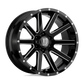 XD818 20X10 6X135 G-BLK MILL -24MM