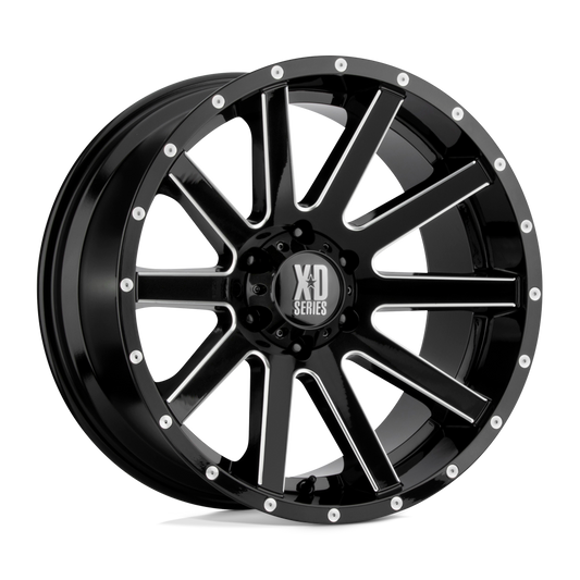 XD818 20X10 6X135 G-BLK MILL -24MM