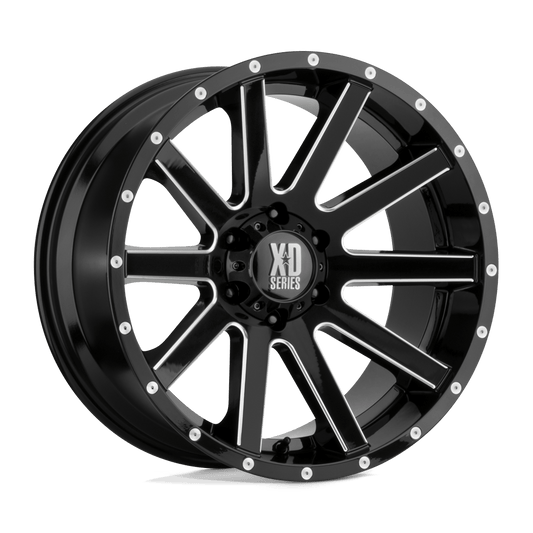 XD818 20X12 6X5.5 S-BLK MILL SP -44MM