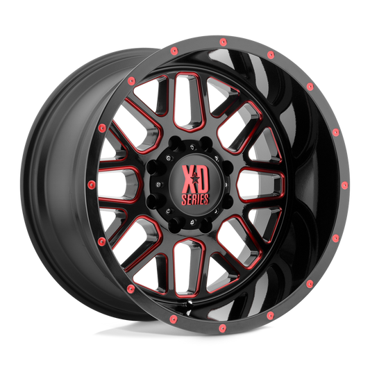 XD820 18X9 5X5.0 S-BLK MILL RTCC -12MM