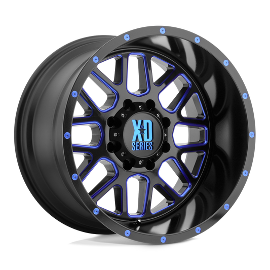 XD820 18X9 5X5.0 S-BLK MILL BTCC -12MM