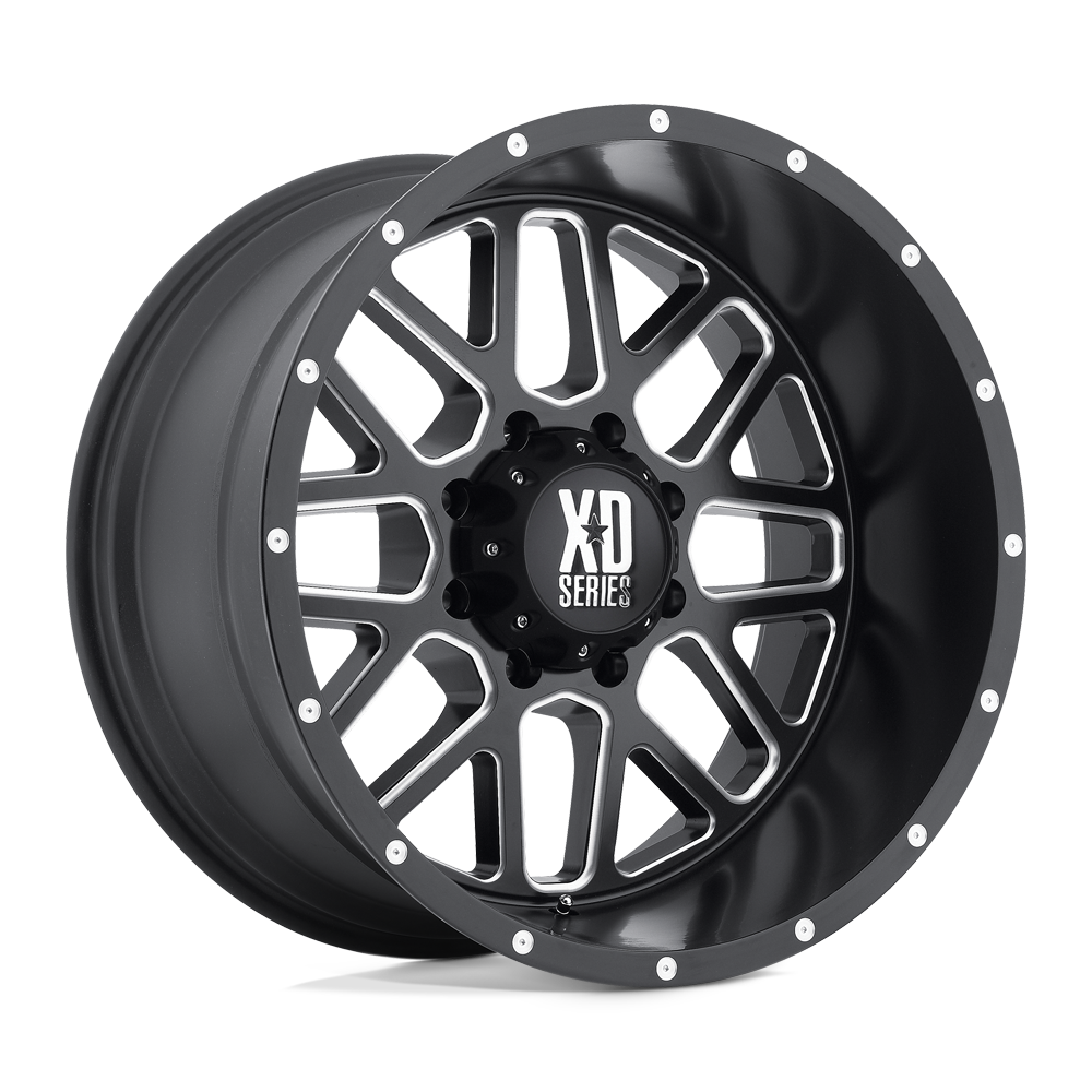 XD820 18X9 8X6.5 S-BLK MILL -12MM