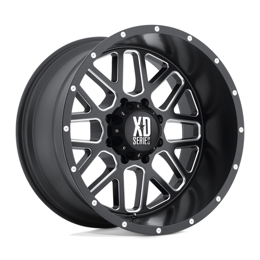 XD820 18X9 8X6.5 S-BLK MILL -12MM