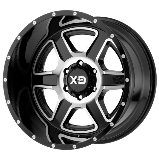 XD832 20X12 8X6.5 G-BLK MACH -44MM