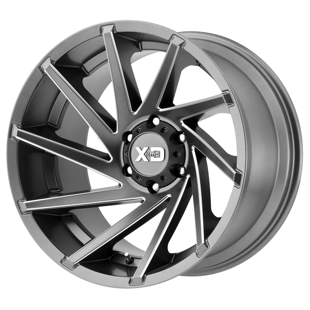 XD834 20X12 8X6.5 S-GRY MILL -44MM