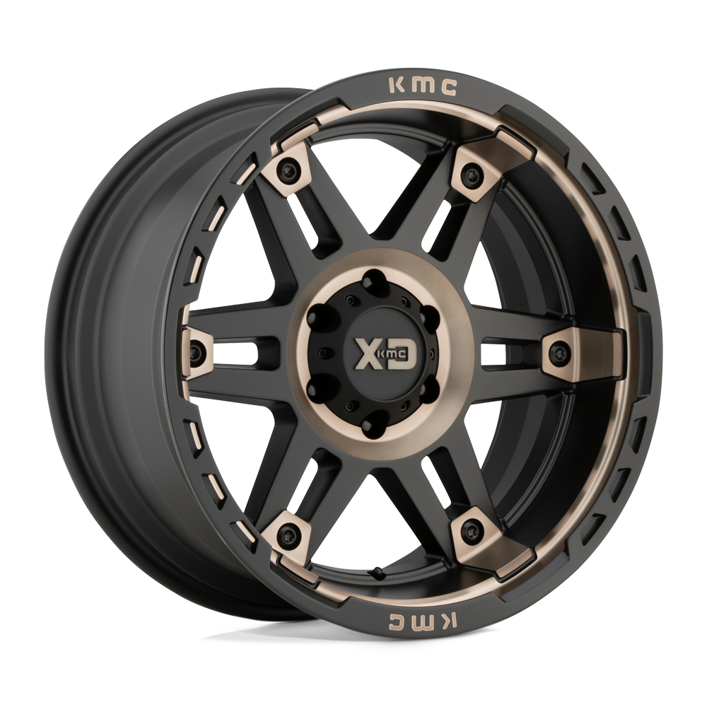 XD840 17X9 8X6.5 S-BLK DTCC -12MM