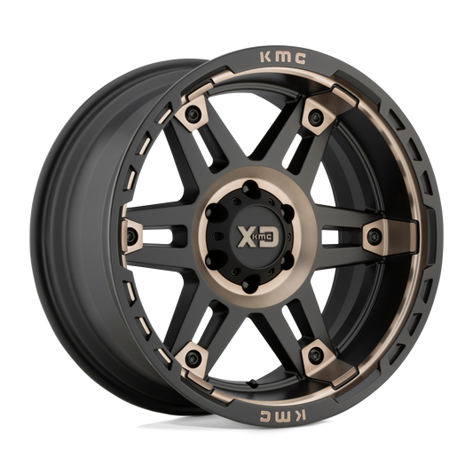 XD840 17X9 8X6.5 S-BLK DTCC -12MM