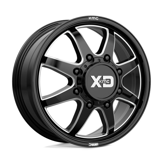 XD845 22X8.25 8X6.5 G-BLK MILL 105MM