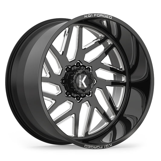 YAZ 24X14 6X139.7 ET -76 CB 78.1 GLOSS BLACK