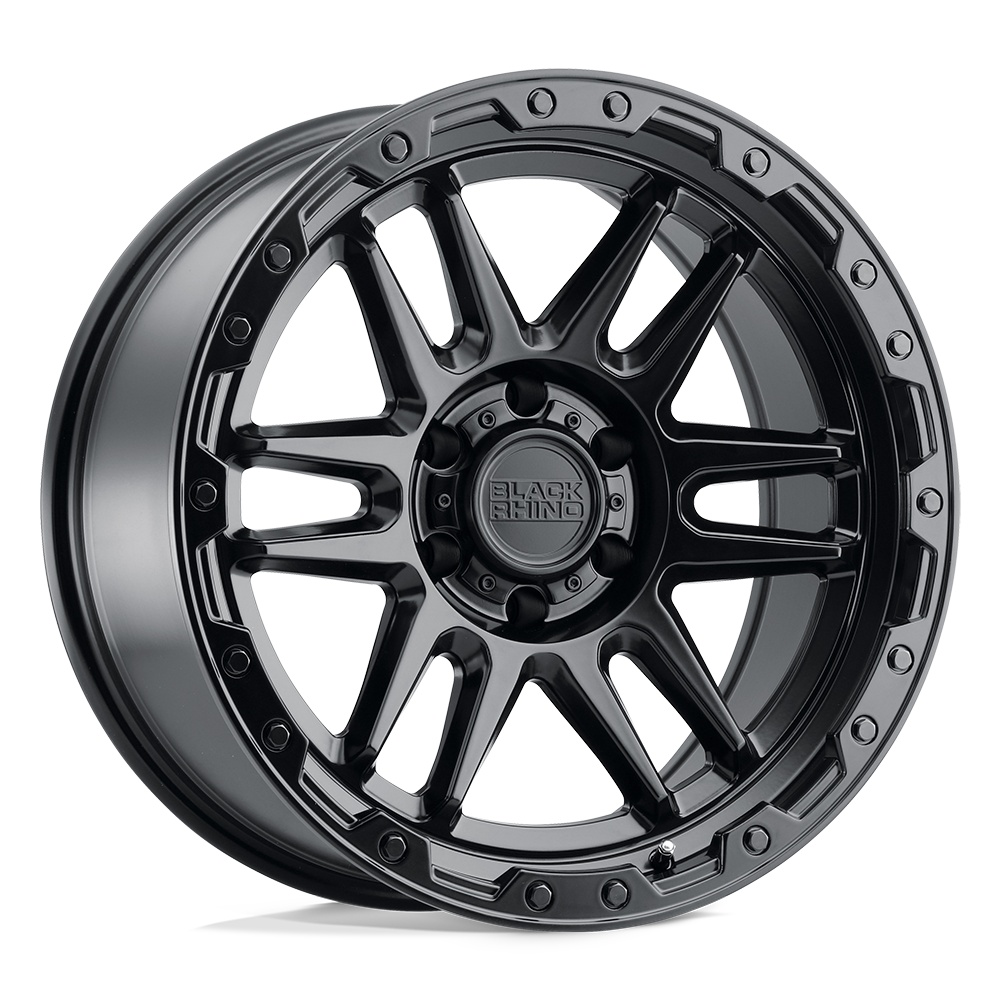 BRAPC 17X8.5 6X5.5 M-BLK 0MM