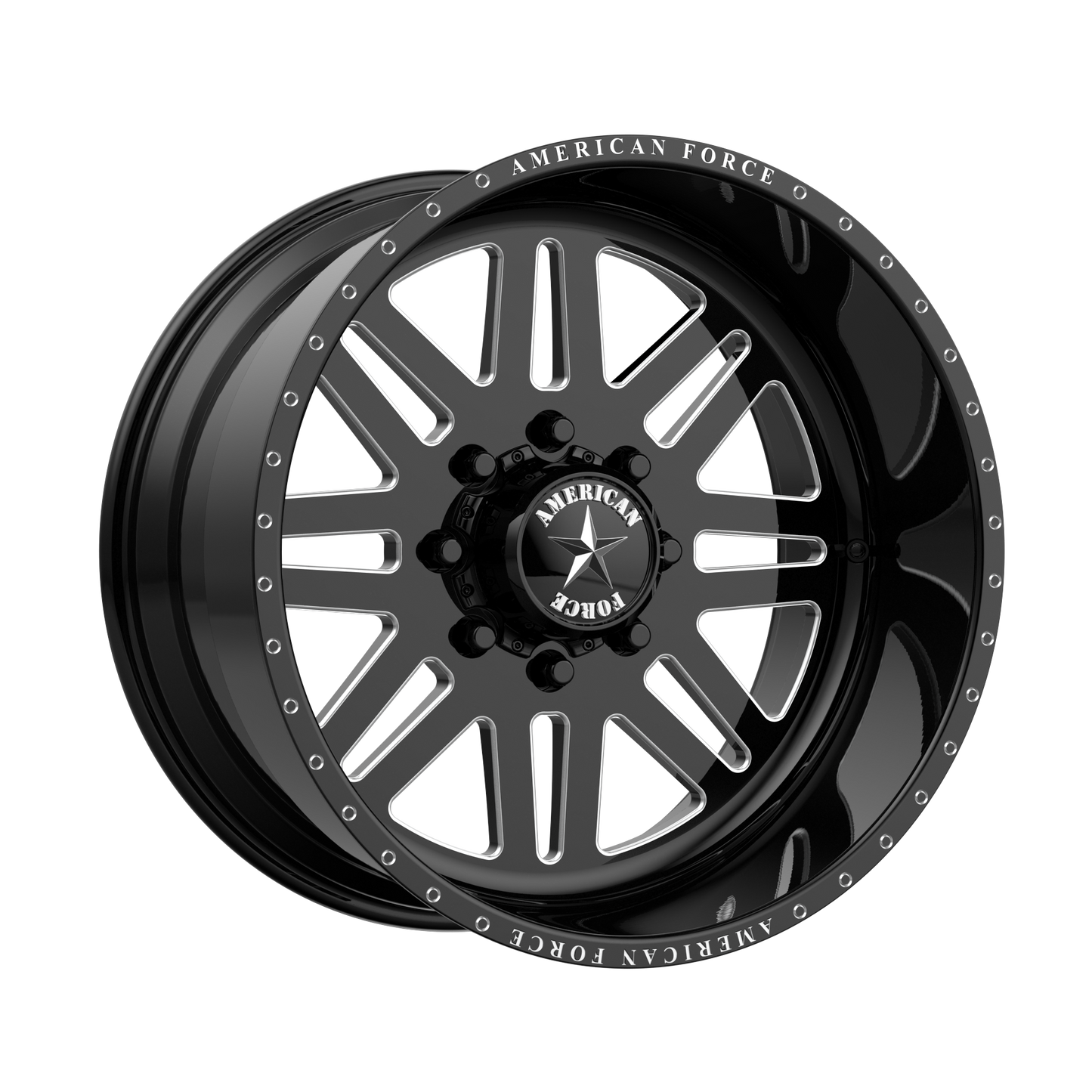 AW09 22X14 8X6.5 G-BLK MACH -73MM