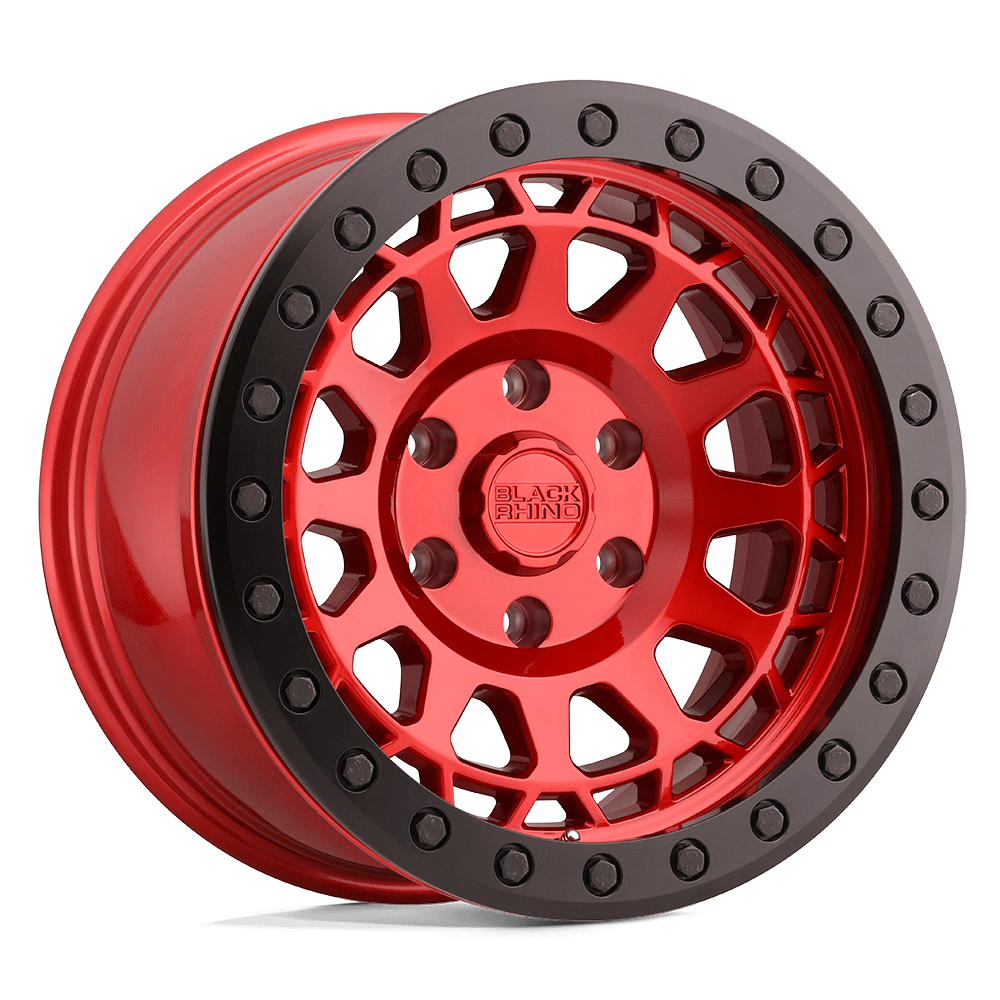 BRPRM 17X8.5 8X170 C-RED-BLKBLTS -38MM