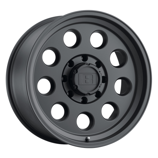 LEHLR 16X8.5 5X5.0 M-BLK -25MM