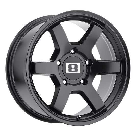 LEMK6 16X8 6X5.5 M-BLK 00MM