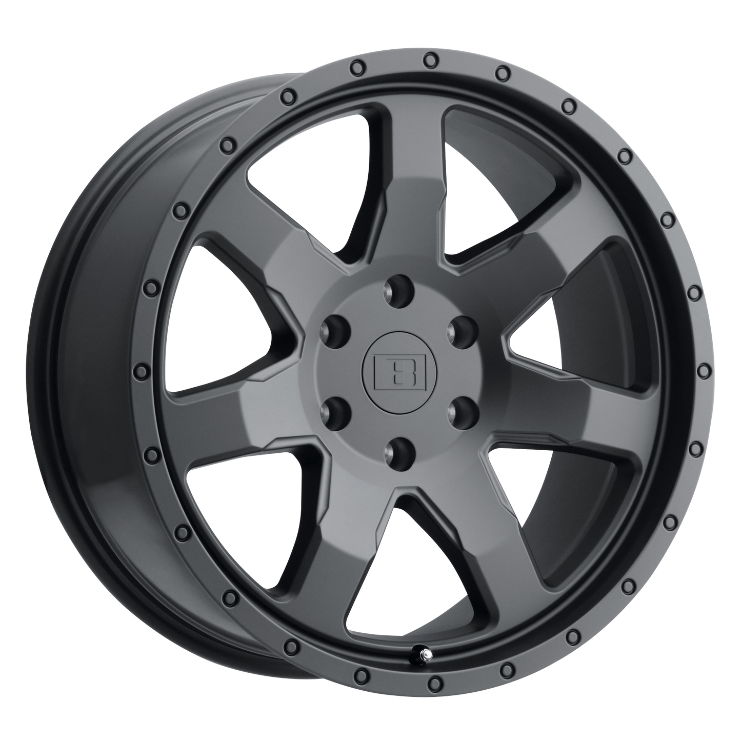 LESLM 17X8.5 5X5.0 M-BLK -24MM