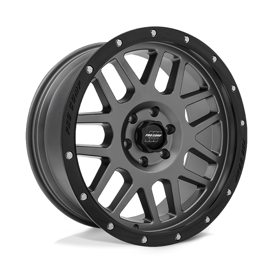 PXA40 17X9 5X5.0 DRK-GRY BLK -6MM