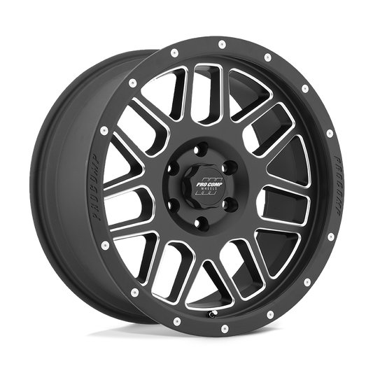 PXA40 17X9 6X5.5 S-BLK MILL -6MM