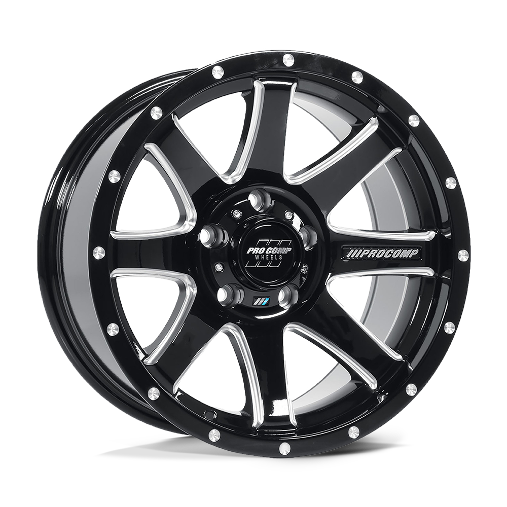 PXA76 17X9 5X5.0 G-BLK MILL -6MM