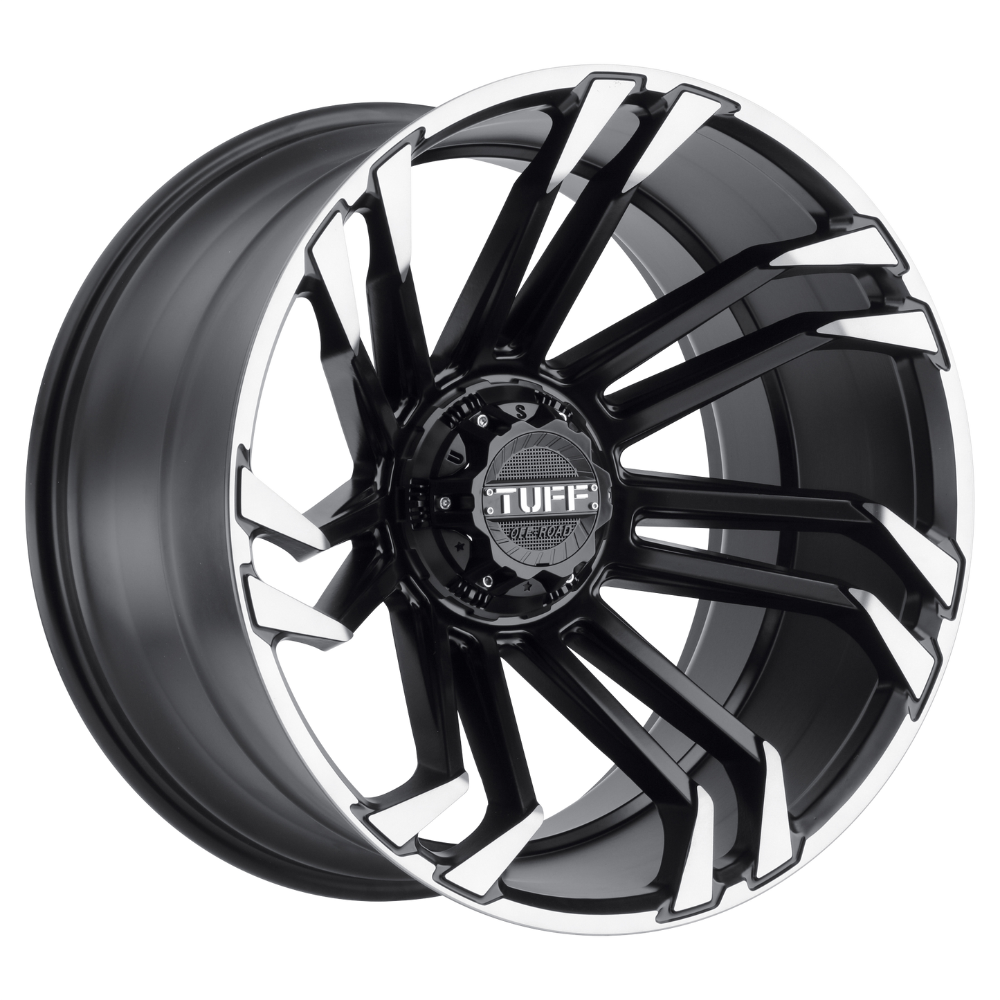 TUT21 20X10 6X135 M-BLK MACH -19MM