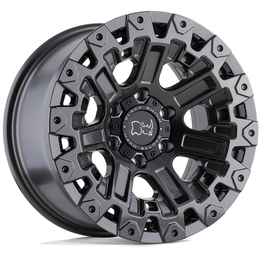 BRZRK 17X9.5 5X5.0 G-GNMTL -18MM