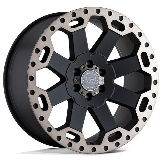 BRWAR 18X9 8X180 M-BLK-MCH-DDTLP 12MM