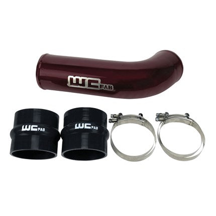 WC Fab 4" Intake & Resonator Delete, L5P Duramax, WCFab Grey - WCF100709-GRY